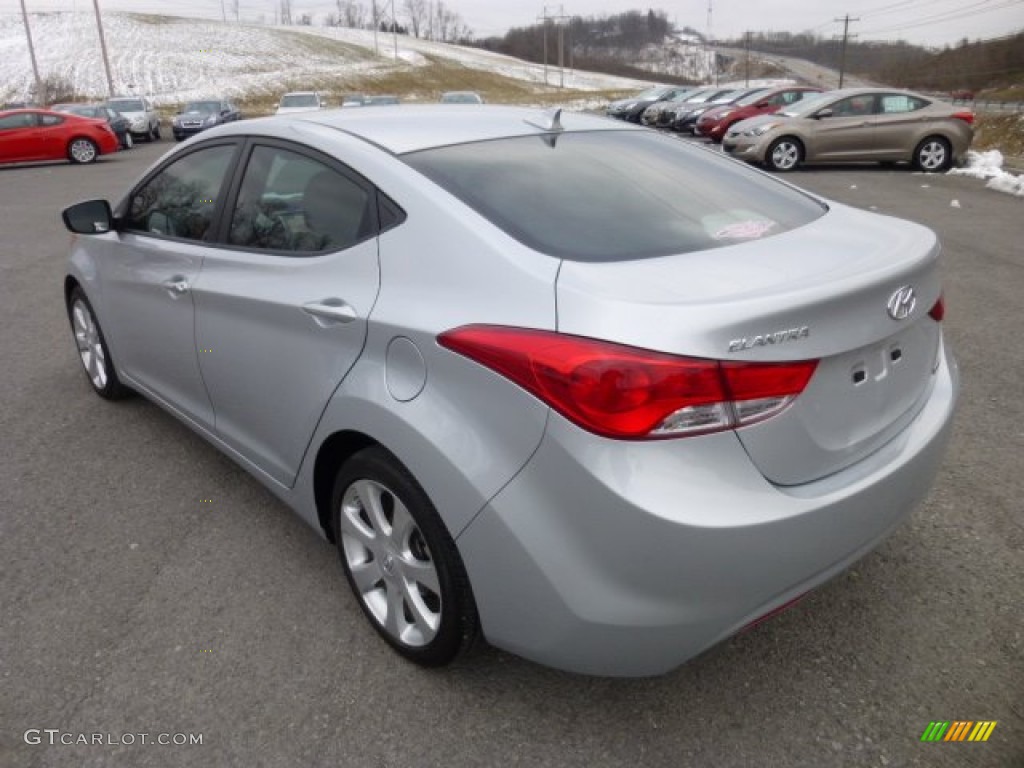 2012 Elantra Limited - Silver / Gray photo #5