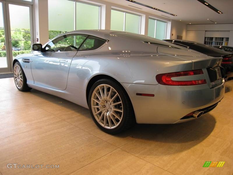 2005 DB9 Coupe - Titanium Silver / Caspian Blue photo #4