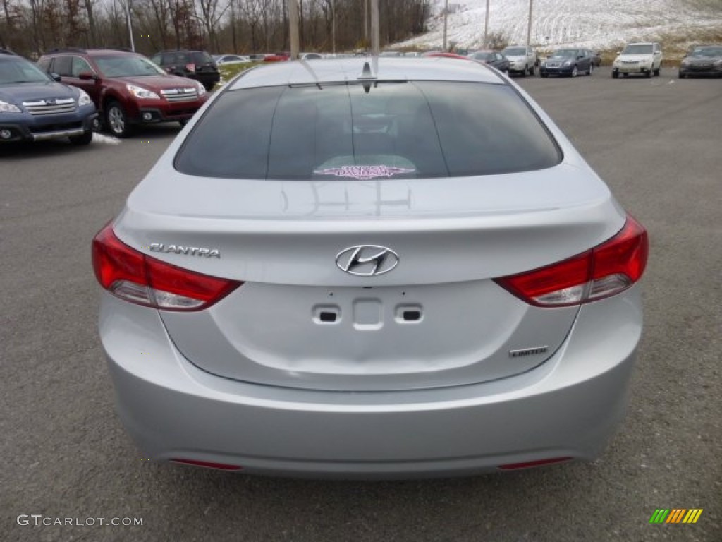 2012 Elantra Limited - Silver / Gray photo #6