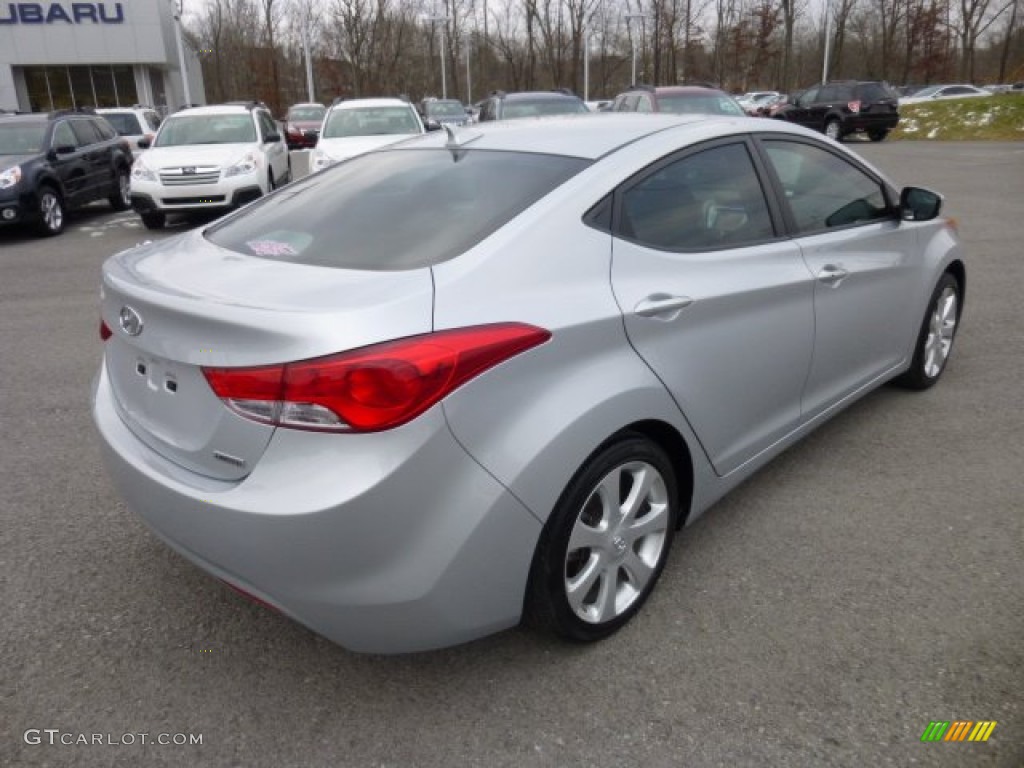 2012 Elantra Limited - Silver / Gray photo #7