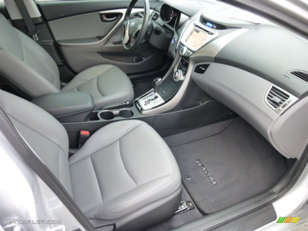 2012 Elantra Limited - Silver / Gray photo #10