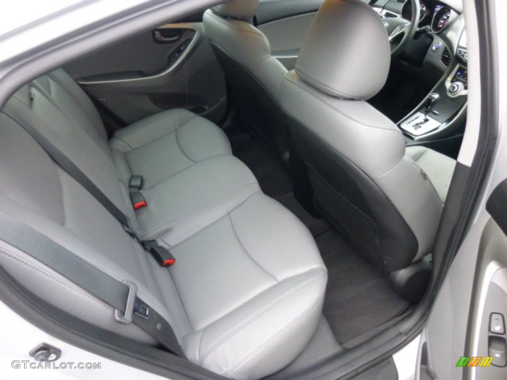 2012 Elantra Limited - Silver / Gray photo #12