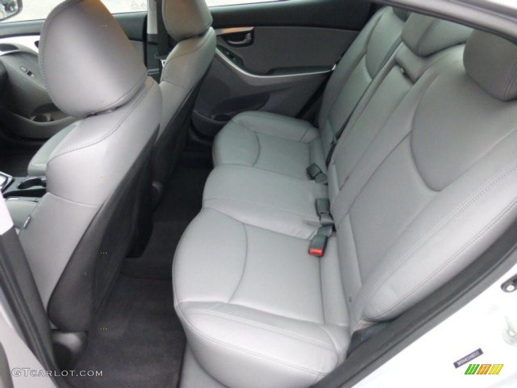 2012 Elantra Limited - Silver / Gray photo #13