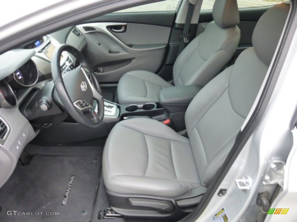 2012 Elantra Limited - Silver / Gray photo #15