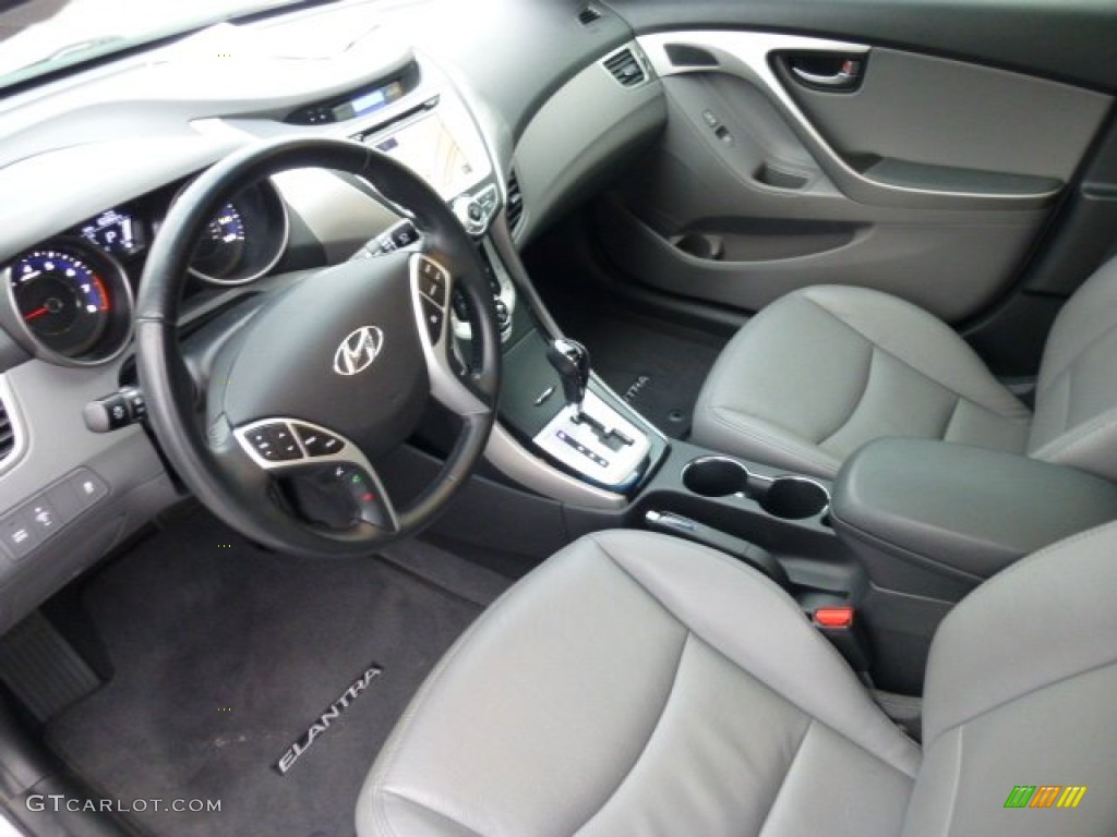 2012 Elantra Limited - Silver / Gray photo #16