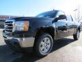 2013 Onyx Black GMC Sierra 1500 SLT Crew Cab  photo #3