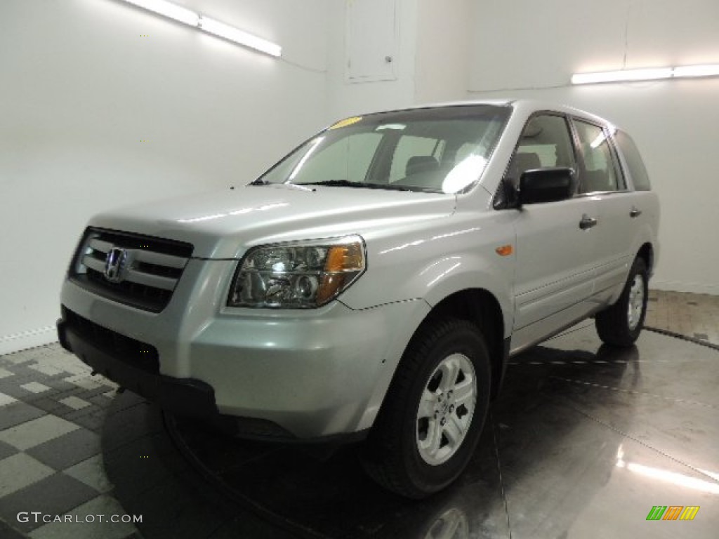 2007 Pilot LX 4WD - Billet Silver Metallic / Gray photo #1