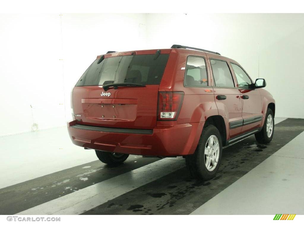 2006 Grand Cherokee Laredo - Inferno Red Crystal Pearl / Medium Slate Gray photo #4