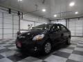 2010 Black Sand Pearl Toyota Yaris Sedan  photo #3