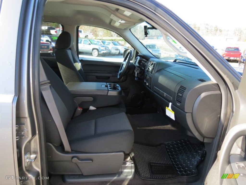 2013 Sierra 1500 SLE Crew Cab - Steel Gray Metallic / Ebony photo #12