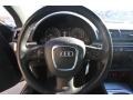 2007 Audi S4 Ebony/Silver Interior Steering Wheel Photo