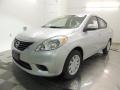 2012 Brilliant Silver Metallic Nissan Versa 1.6 SV Sedan  photo #1