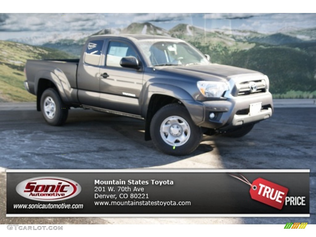 2013 Tacoma V6 SR5 Access Cab 4x4 - Magnetic Gray Metallic / Graphite photo #1