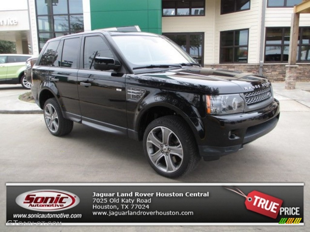 2010 Range Rover Sport Supercharged - Santorini Black / Ebony/Lunar Stitching photo #1