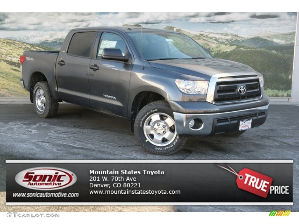 2013 Tundra SR5 TRD CrewMax 4x4 - Magnetic Gray Metallic / Black photo #1