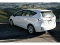 2013 Blizzard White Pearl Toyota Prius v Three Hybrid  photo #2