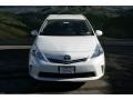 2013 Blizzard White Pearl Toyota Prius v Three Hybrid  photo #3