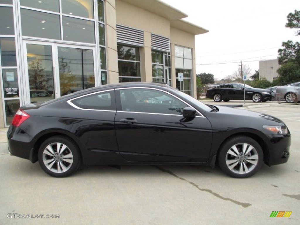 2009 Accord LX-S Coupe - Crystal Black Pearl / Black photo #5