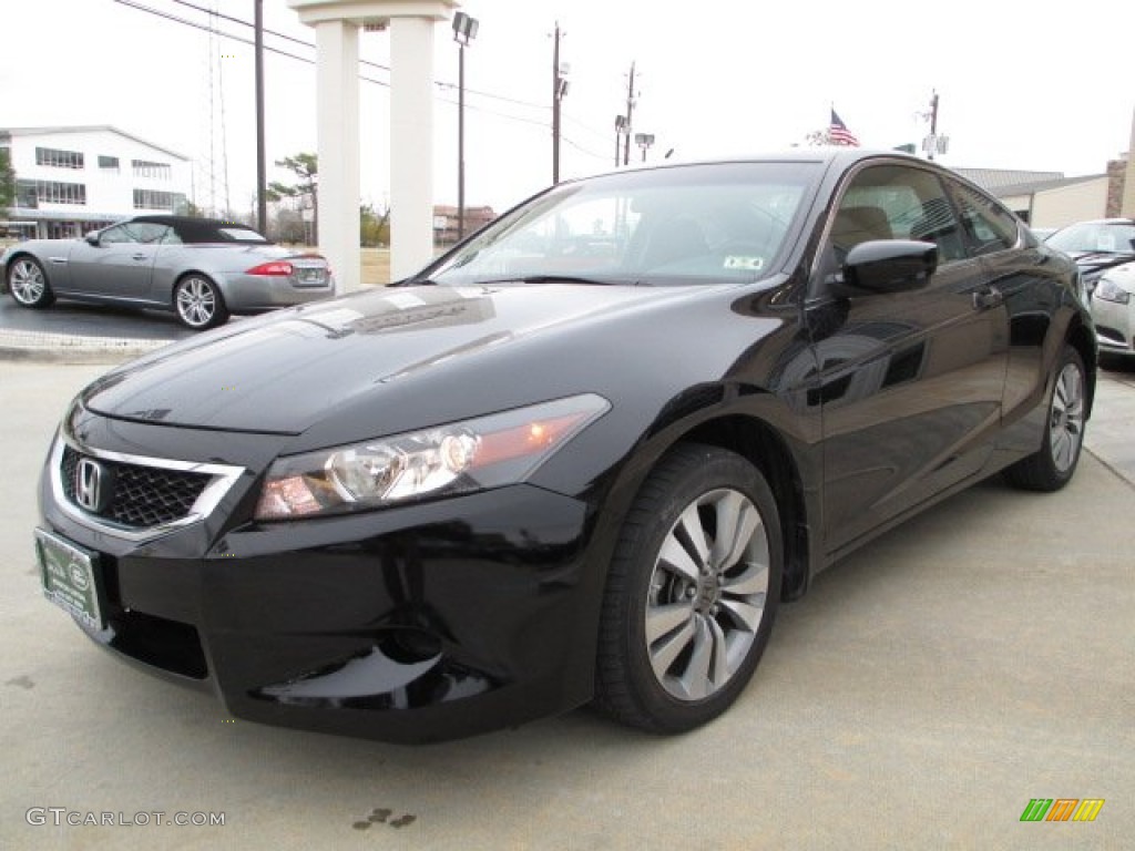 2009 Accord LX-S Coupe - Crystal Black Pearl / Black photo #9