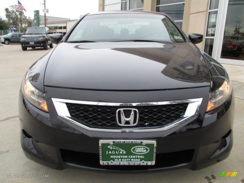 2009 Accord LX-S Coupe - Crystal Black Pearl / Black photo #10