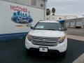 2013 Oxford White Ford Explorer FWD  photo #1