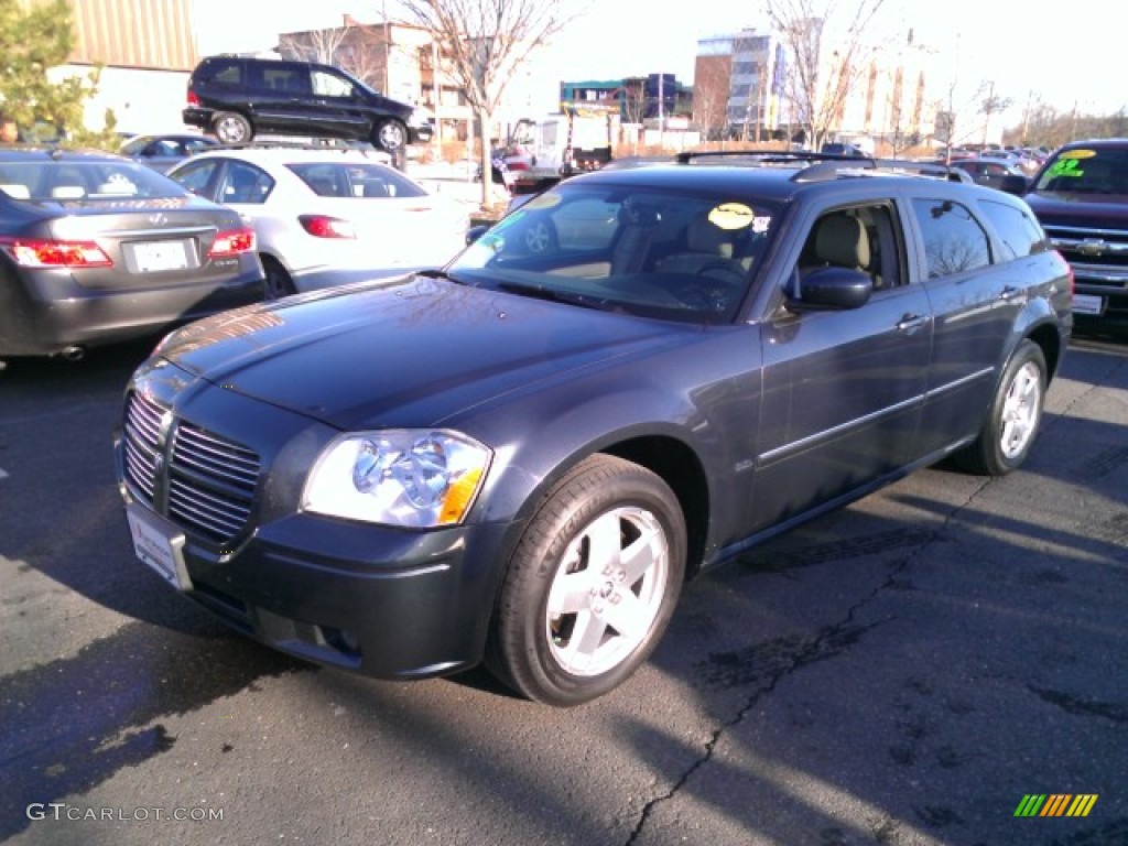2007 Magnum SXT AWD - Steel Blue Metallic / Dark Slate Gray/Light Graystone photo #1