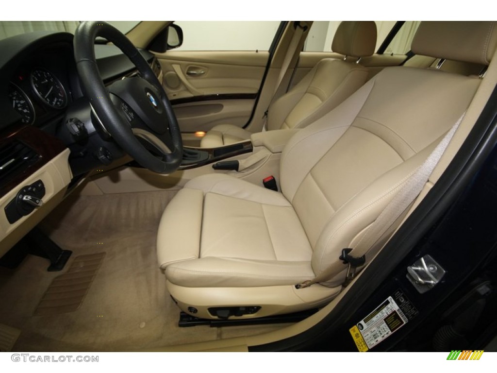 2011 3 Series 335i Sedan - Deep Sea Blue Metallic / Beige photo #3
