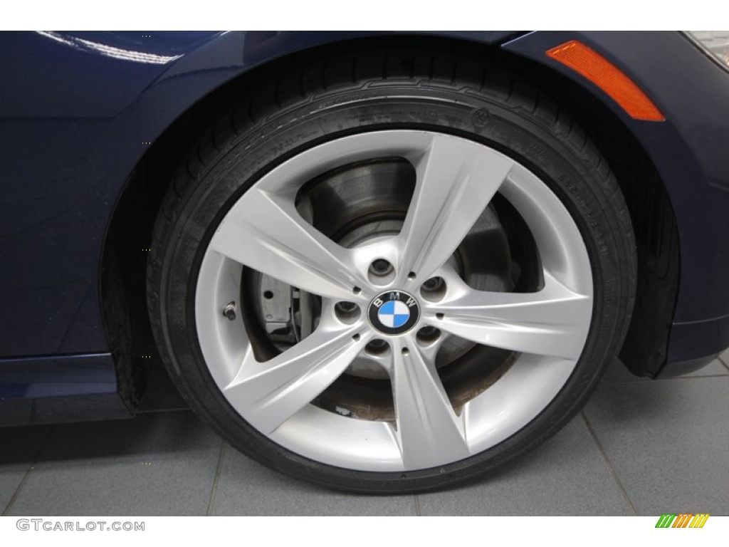 2011 3 Series 335i Sedan - Deep Sea Blue Metallic / Beige photo #9
