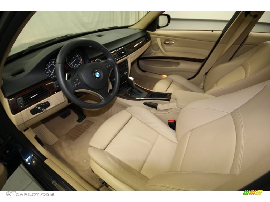 2011 3 Series 335i Sedan - Deep Sea Blue Metallic / Beige photo #13