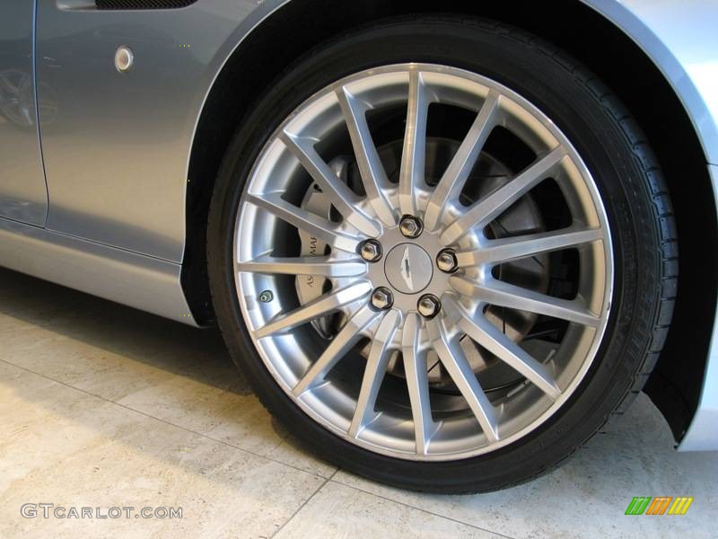2005 DB9 Coupe - Titanium Silver / Caspian Blue photo #21