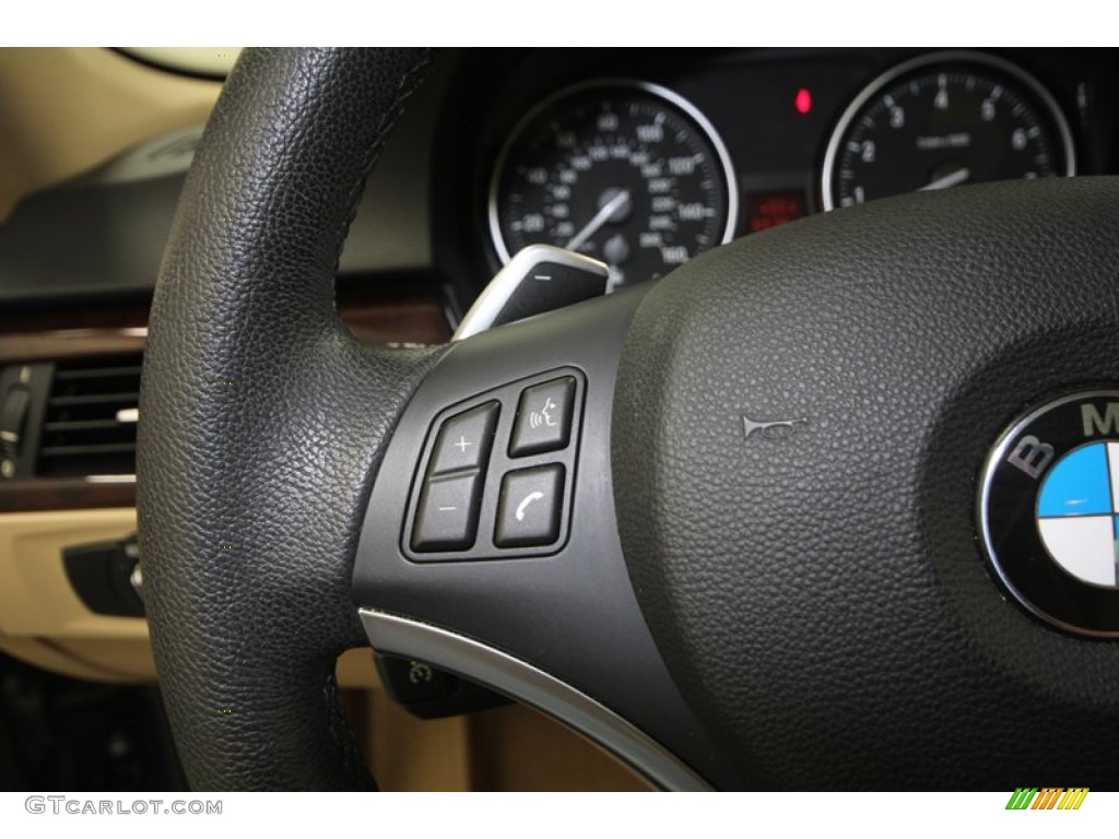 2011 3 Series 335i Sedan - Deep Sea Blue Metallic / Beige photo #25