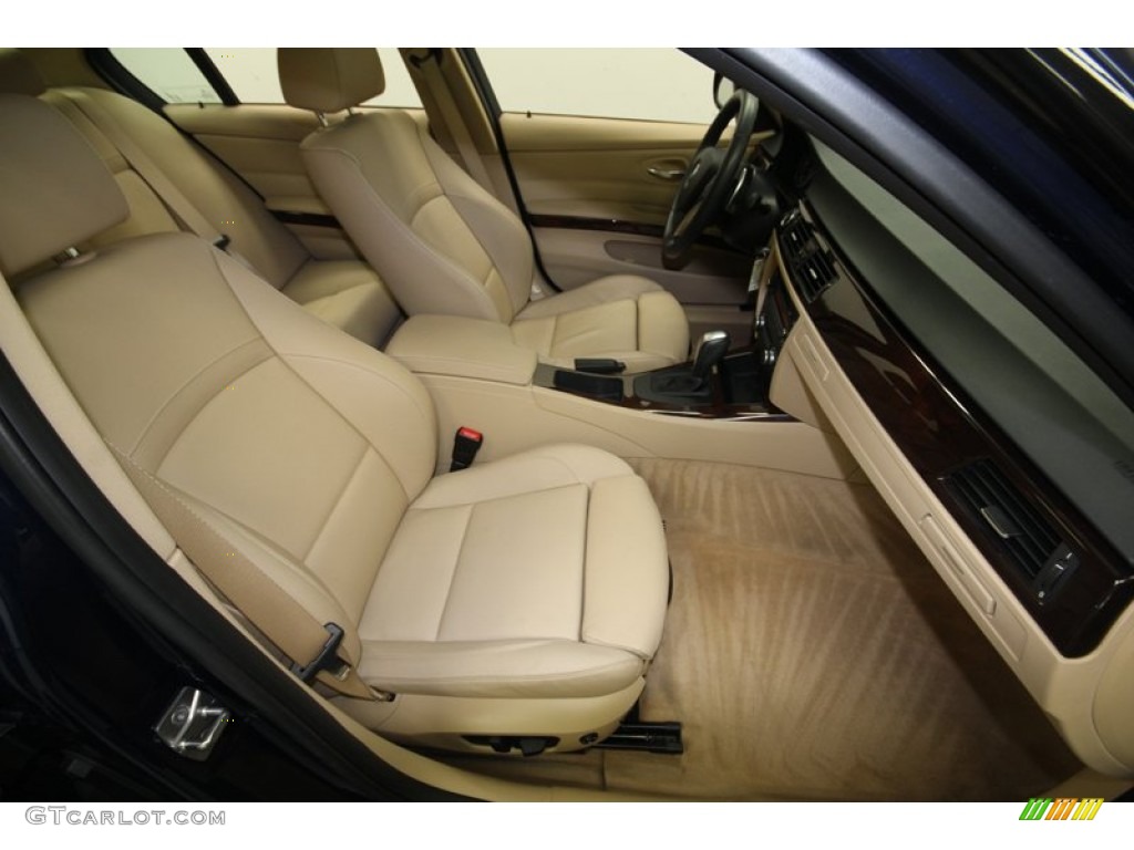 2011 3 Series 335i Sedan - Deep Sea Blue Metallic / Beige photo #38