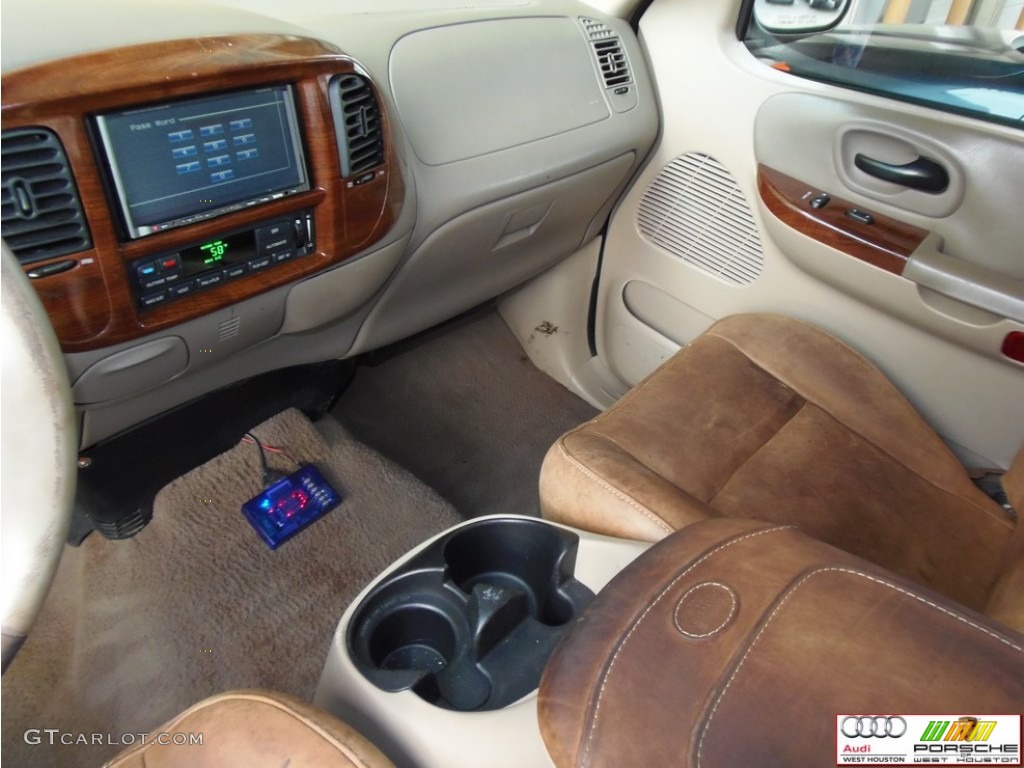 2003 F150 King Ranch SuperCrew - Black / Castano Brown Leather photo #9