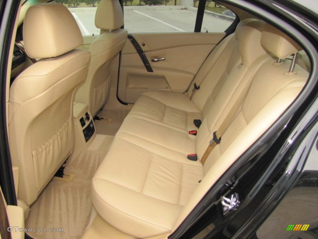 2007 BMW 5 Series 530i Sedan Rear Seat Photo #75494692