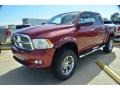 2012 Deep Cherry Red Crystal Pearl Dodge Ram 1500 Laramie Limited Crew Cab 4x4  photo #1