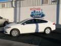 2013 Oxford White Ford Fusion S  photo #2