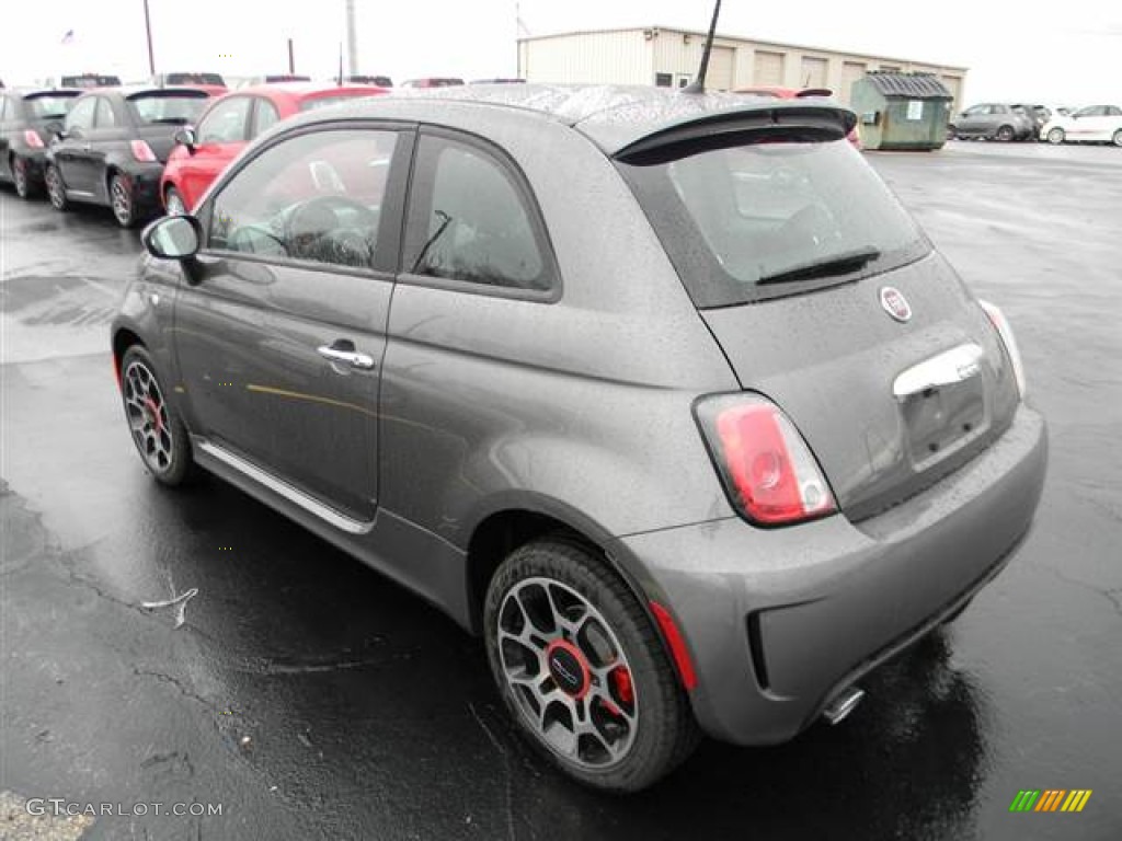 Grigio (Gray) 2013 Fiat 500 Turbo Exterior Photo #75495522