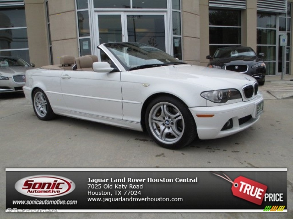 2005 3 Series 330i Convertible - Alpine White / Sand photo #1