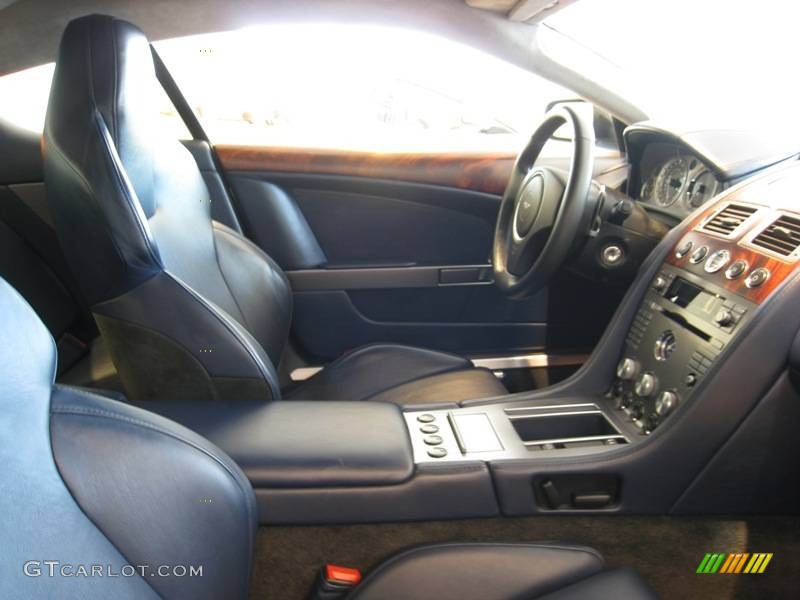 2005 DB9 Coupe - Titanium Silver / Caspian Blue photo #27
