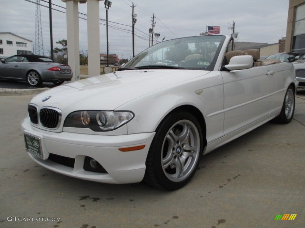 2005 3 Series 330i Convertible - Alpine White / Sand photo #7