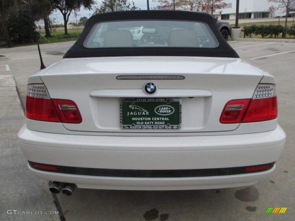 2005 3 Series 330i Convertible - Alpine White / Sand photo #10