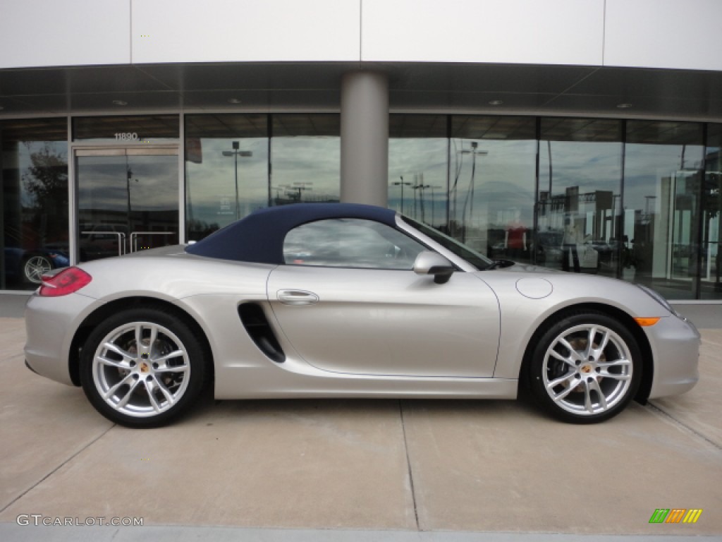 Platinum Silver Metallic 2013 Porsche Boxster Standard Boxster Model Exterior Photo #75496049