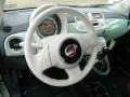 Grigio/Avorio (Gray/Ivory) 2013 Fiat 500 Pop Steering Wheel