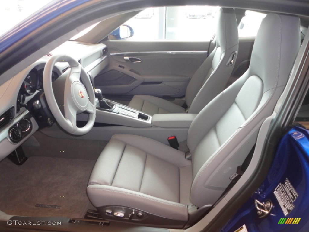 Platinum Grey Interior 2013 Porsche 911 Carrera Coupe Photo #75496322