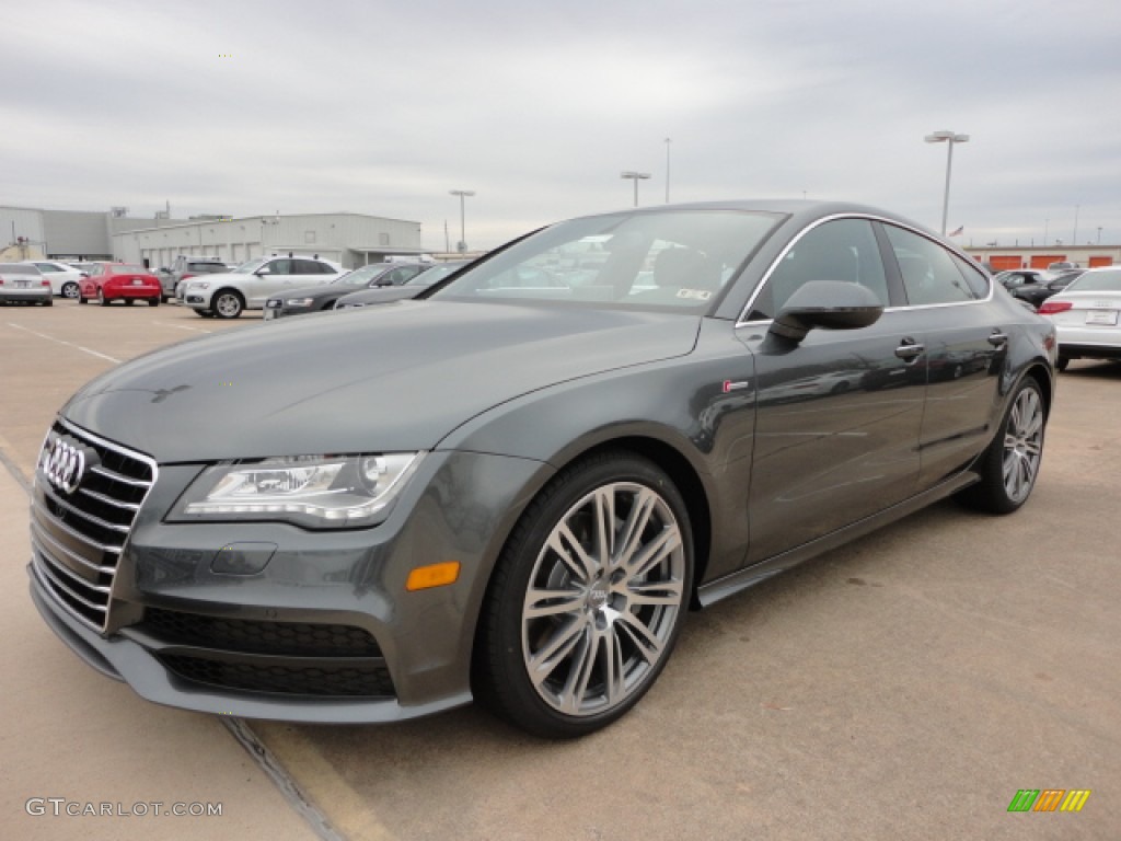Daytona Gray Pearl Effect 2013 Audi A7 3.0T quattro Prestige Exterior Photo #75496472