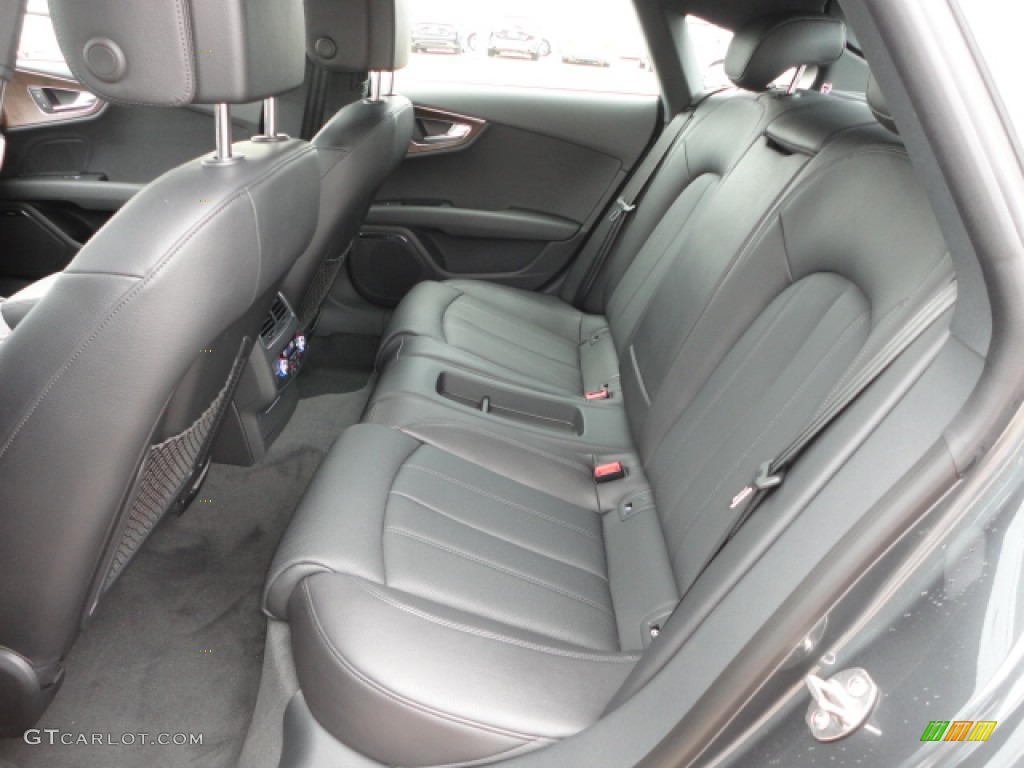 Black Interior 2013 Audi A7 3.0T quattro Prestige Photo #75496598