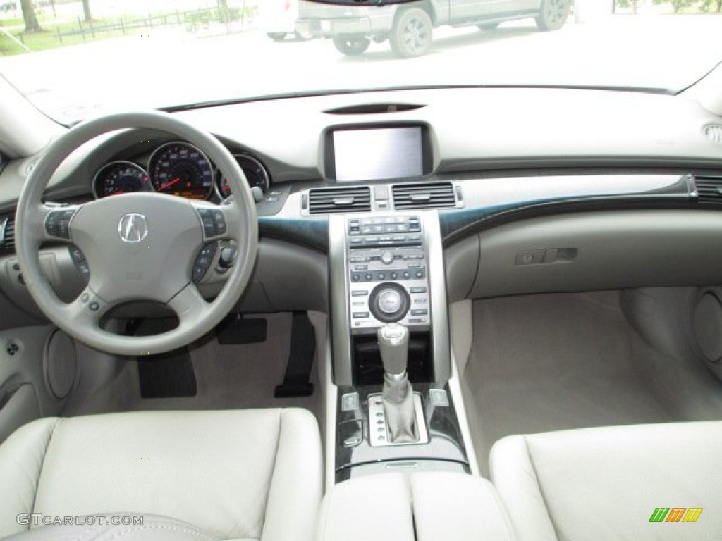 2009 Acura RL 3.7 AWD Sedan Parchment Dashboard Photo #75496611