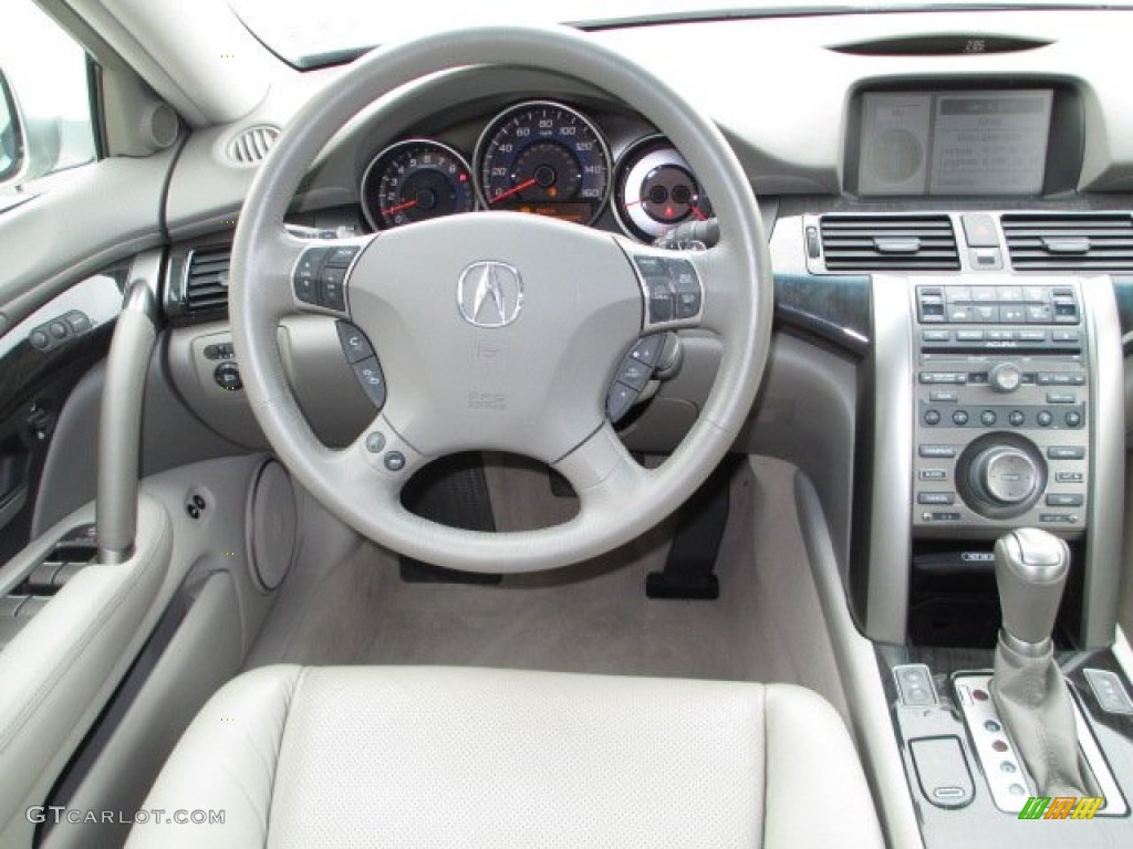 2009 Acura RL 3.7 AWD Sedan Parchment Dashboard Photo #75496820