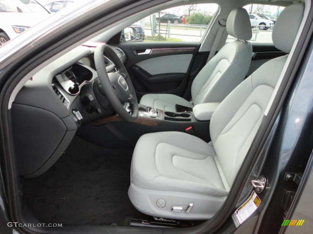 Titanium Gray Interior 2013 Audi A4 2.0T quattro Sedan Photo #75497095