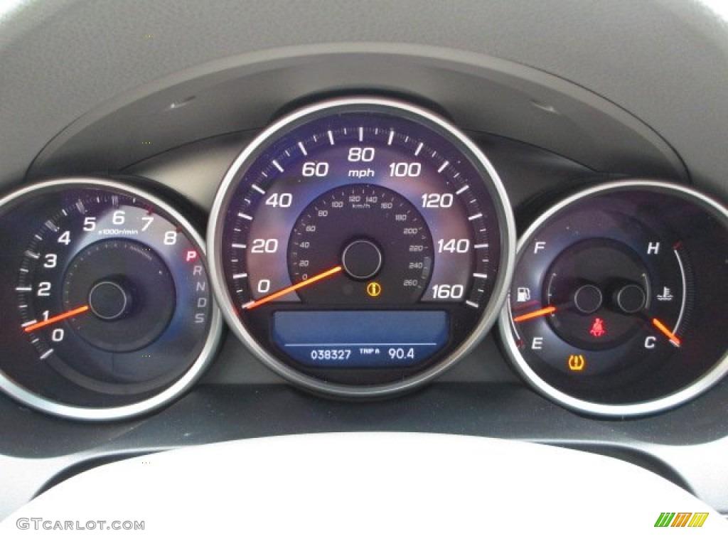 2009 Acura RL 3.7 AWD Sedan Gauges Photo #75497165